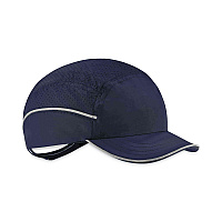 ergodyne Skullerz 8955 Lightweight Bump Cap Hat, Short Brim, Navy (EGO23336)