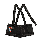 ergodyne ProFlex 2000SF High-Performance Spandex Back Support Brace, 3X-Large, 46" to 52" Waist, Black (EGO11287)