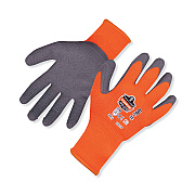 ergodyne ProFlex 7401 Coated Lightweight Winter Gloves, Orange, Large, Pair (EGO17624)