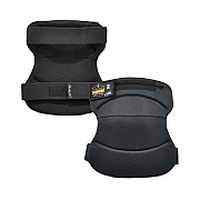 ergodyne ProFlex 230HL Knee Pads, Wide Soft Cap, Hook and Loop Closure, One Size Fits Most, Black, Pair (EGO18231)