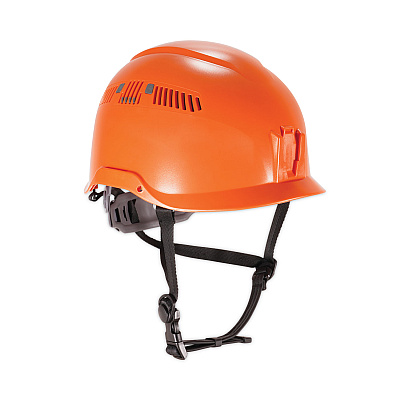 ergodyne Skullerz 8975 Class C Safety Helmet, 6-Point Ratchet Suspension, Orange (EGO60206)