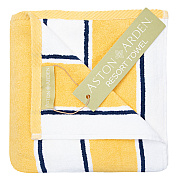 Aston & Arden Pinstripe Beach Towel 35x70 Yellow/navy, 1 Each (PNP-BT-PINSTR-25YN)