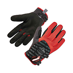 ergodyne ProFlex 812CR6 ANSI A6 Utility and CR Gloves, Black, Small, Pair (EGO17922)