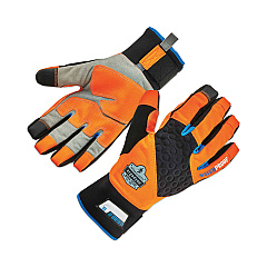 ergodyne ProFlex 818WP Thermal WP Gloves with Tena-Grip, Orange, X-Large, Pair (EGO17395)