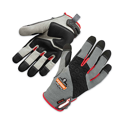 ergodyne ProFlex 710CR Heavy-Duty CR Gloves, Gray, 2X-Large, Pair (EGO17126)