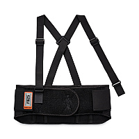 ergodyne ProFlex 1625 Elastic Back Support Brace, 3X-Large, 46" to 52" Waist, Black (EGO11117)