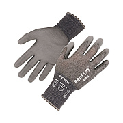 ergodyne ProFlex 7044 ANSI A4 PU Coated CR Gloves, Gray, X-Large, Pair (EGO10495)