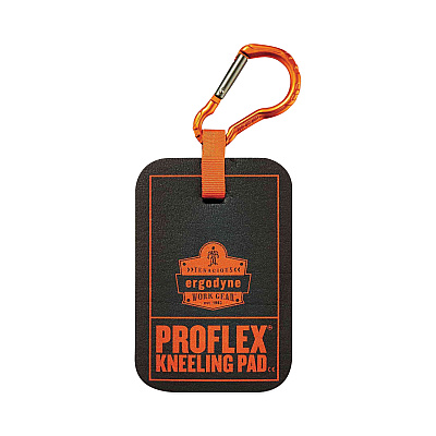 ergodyne ProFlex 365 Mini Foam Kneeling Pad, Carabiner, 1", Mini, Black (EGO18565)