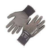 ergodyne ProFlex 7044 ANSI A4 PU Coated CR Gloves, Gray, 2X-Large, Pair (EGO10496)