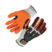 ergodyne ProFlex 922CR Nitrile Coated Cut-Resistant Gloves, Gray, 2X-Large, 96 Pairs/Carton (EGO17586)