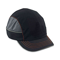 ergodyne Skullerz 8950XL XL Bump Cap Hat, Short Brim, Black (EGO23346)