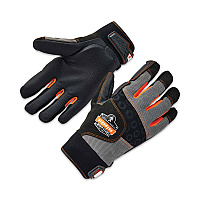 ergodyne ProFlex 9002 Certified Full-Finger Anti-Vibration Gloves, Black, Large, Pair (EGO17704)