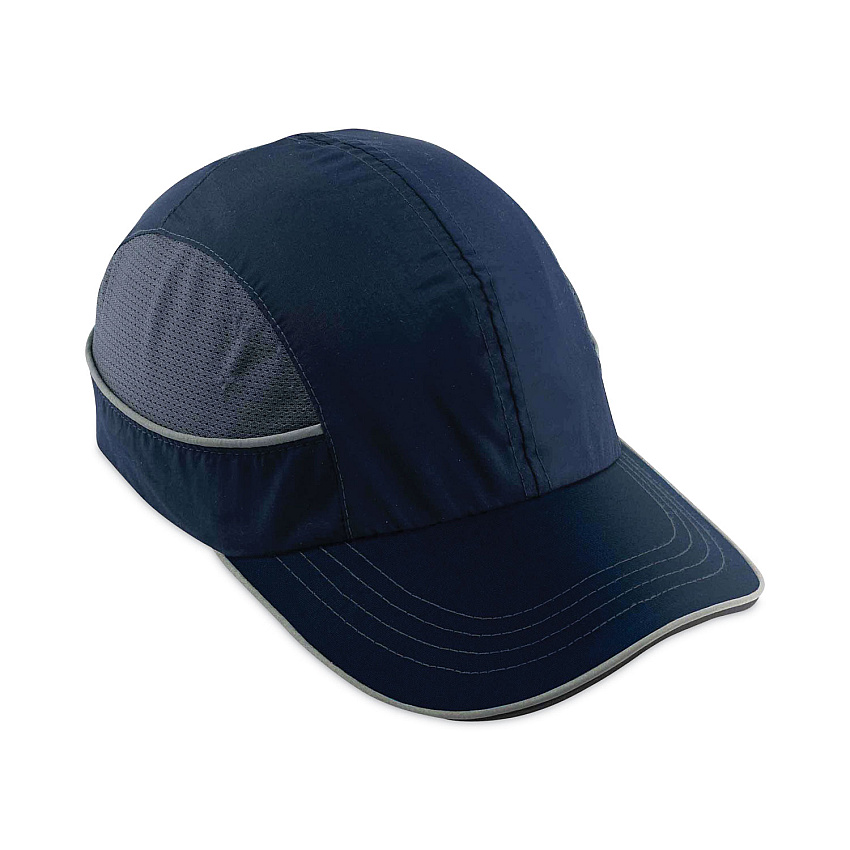 ergodyne Skullerz 8950XL XL Bump Cap Hat, Long Brim, Navy (EGO23349)