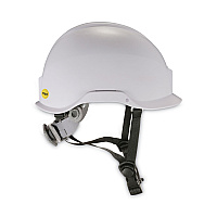 ergodyne Skullerz 8974-MIPS Class E Safety Helmet with MIPS Elevate Ratchet Suspension, White (EGO60254)