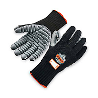 ergodyne ProFlex 9000 Lightweight Anti-Vibration Gloves, Black, Large, Pair (EGO16454)