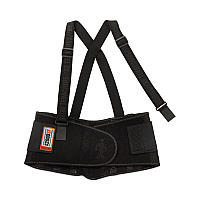 ergodyne ProFlex 2000SF High-Performance Spandex Back Support Brace, 4X-Large, 52" to 58" Waist, Black (EGO11288)