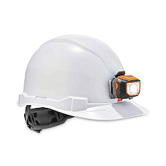 ergodyne Skullerz 8970LED Class E Hard Hat Cap Style with LED Light, White (EGO60142)
