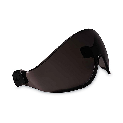 ergodyne Skullerz 8991 Safety Helmet Visor, Polycarbonate, 6 x 12 x 4, Smoke (EGO60209)