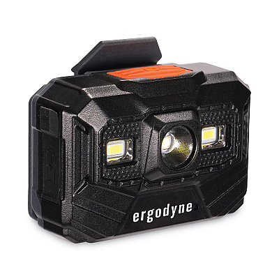 ergodyne Skullerz 8987 Rechargeable Hard Hat LED Light, 2.5 x 3 x 2, Black (EGO60197)