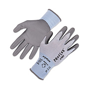 ergodyne ProFlex 7025 ANSI A2 PU Coated CR Gloves, Blue, 2X-Large, Pair (EGO10436)