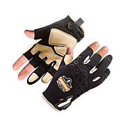 ergodyne ProFlex 720LTR Heavy-Duty Leather-Reinforced Framing Gloves, Black, 2X-Large, Pair (EGO17156)