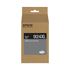 Epson T924XL120 (924XL) DURABrite Ultra 924XL High-Yield Ink, Black
