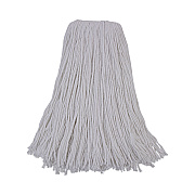 Boardwalk Mop Head, Premium Standard Head, Rayon Fiber, 32oz, White, 12/Carton (BWK232R)
