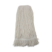 Boardwalk Pro Loop Web/Tailband Wet Mop Head, Rayon, 24oz, White, 12/Carton (BWK424RCT)