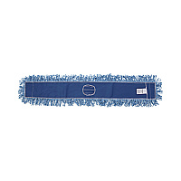 Boardwalk Dust Mop Head, Cotton/Synthetic Blend, 48" x 5", Blue (BWK1148)