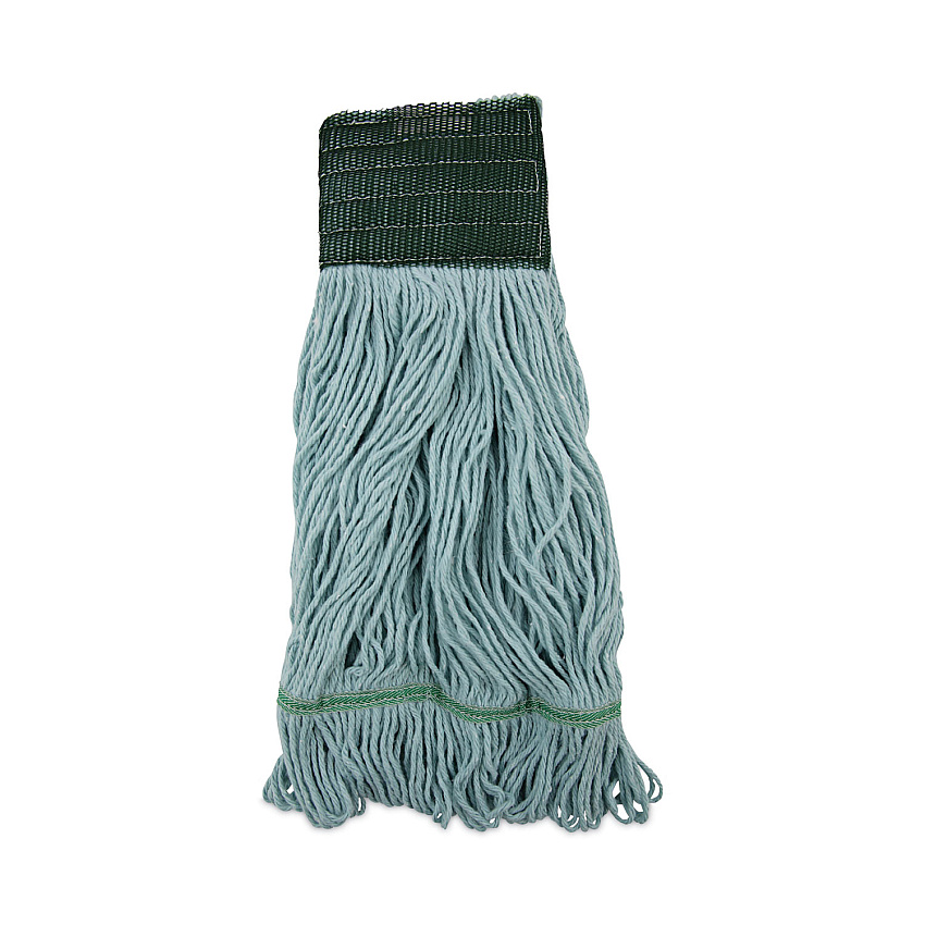 Boardwalk EchoMop with Looped-End Wet Head, Synthetic/Cotton, Medium, Blue, 12/Carton (BWK1400MCT)