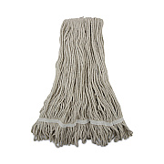 Boardwalk Pro Loop Web/Tailband Wet Mop Head, Cotton, 12/Carton (BWK4024CCT)