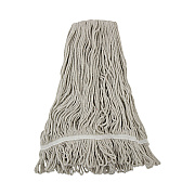 Boardwalk Mop Head, Loop Web/Tailband, Value Standard, Cotton, No. 32, White, 12/Carton (BWK4032C)