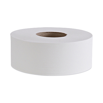Boardwalk Jumbo Roll Bathroom Tissue, Septic Safe, 2-Ply, White, 3.4" x 1,000 ft, 12 Rolls/Carton (BWK410323)