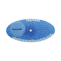 Boardwalk Curve Air Freshener, Cotton Blossom, Solid, Blue, 10/Box (BWKCURVECBL)