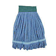 Boardwalk Microfiber Looped-End Wet Mop Head, Medium, Blue (BWKMWTMB)