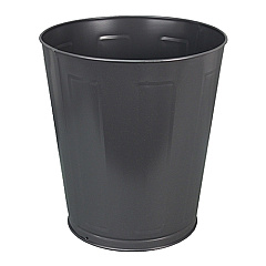 Wastebasket 28 Qt Metal Round, Case Of 6 (1302-3)