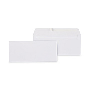 Universal Peel Seal Strip Business Envelope, #10, Square Flap, Self-Adhesive Closure, 4.13 x 9.5, White, 100/Box (UNV36002)