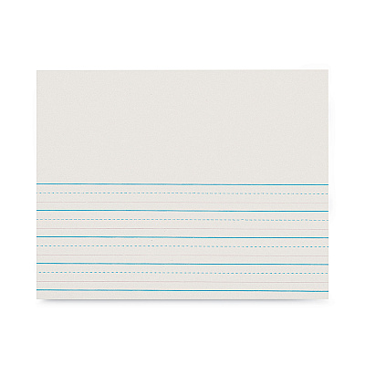 Pacon Multi-Program Picture Story Paper, 30 lb Bond Weight, 5/8" Long Rule, One-Sided, 8.5 x 11, 500/Pack (PAC2691)