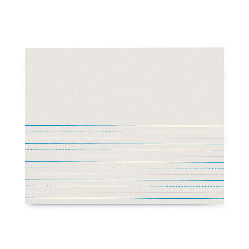 Pacon Multi-Program Picture Story Paper, 30 lb Bond Weight, 5/8" Long Rule, One-Sided, 8.5 x 11, 500/Pack (PAC2691)