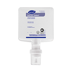 Diversey Soft Care Defend Handwash Refill for IntelliCare Dispensers, Fragrance-Free, 1.2 L, 6/Carton (DVO100907901)