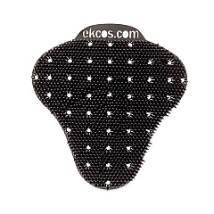 Diversey ekcoscreen Urinal Screens, Mint Scent, Black, 12/Carton (DVOEKS7BK12)