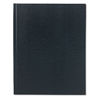 Blueline Executive Notebook with Ribbon Bookmark, 1-Subject, Medium/College Rule, Blue Cover, (75) 11 x 8.5 Sheets (REDA1082)