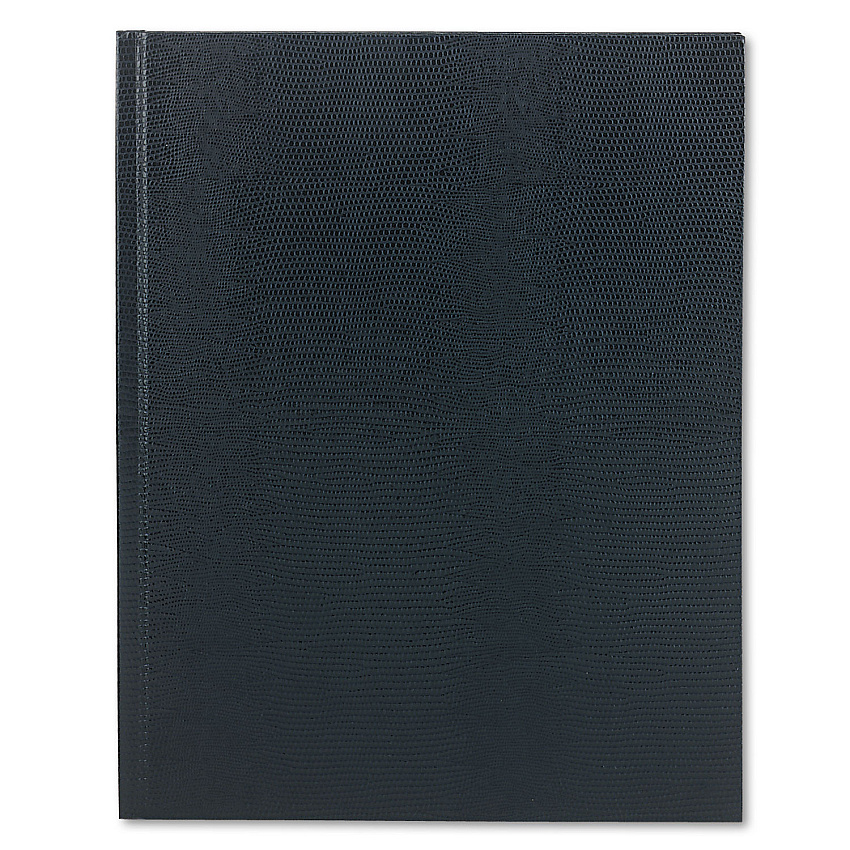 Blueline Executive Notebook with Ribbon Bookmark, 1-Subject, Medium/College Rule, Blue Cover, (75) 11 x 8.5 Sheets (REDA1082)