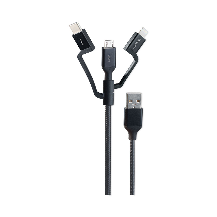 Case Logic Universal USB Cable, 3.5 ft, Black (BTHCLOPCA101BK)
