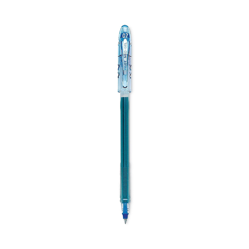 Pilot Neo-Gel Gel Pen, Stick, Fine 0.7 mm, Blue Ink, Translucent Blue Barrel, 48/Pack (PIL84072)