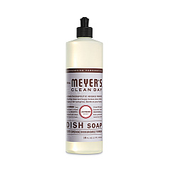 Mrs. Meyer's Dish Soap, Lavender Scent, 16 oz Bottle, 6/Carton (SJN347634)