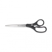 Westcott KleenEarth Basic Plastic Handle Scissors, 9" Long, 4.25" Cut Length, Black Straight Handle (15586)