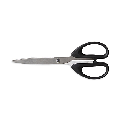 TRU RED Stainless Steel Scissors, 7" Long, 2.64" Cut Length, Straight Assorted Color Handles, 2/Pack (TUD24380518)