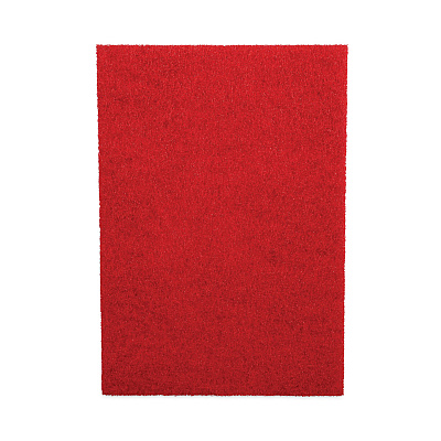 Boardwalk Buffing Floor Pads, 28 x 14, Red, 10/Carton (BWK402814RED)