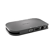 Kensington SD1610P USB-C Mini Mobile 4K Dock, Black (K38365WW)